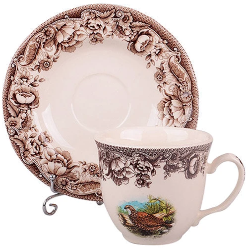 Чашка з блюдцем Claytan Ceramics для чаю Полювання 2 ін. (910-039): Тип Чашка с блюдцем