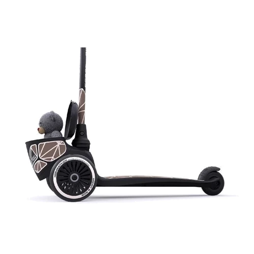 Самокат Scoot&Ride серии Highwaykick-2 коричневый, 2+ до 50кг: Конструкция рамы цельная