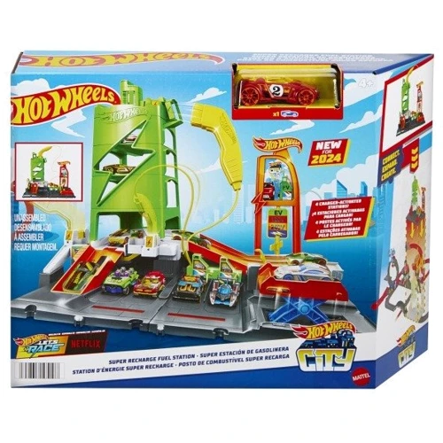 Игровой набор Hot Wheels Заправочная станция для суперзарядки (HTN79): Тип паркинг