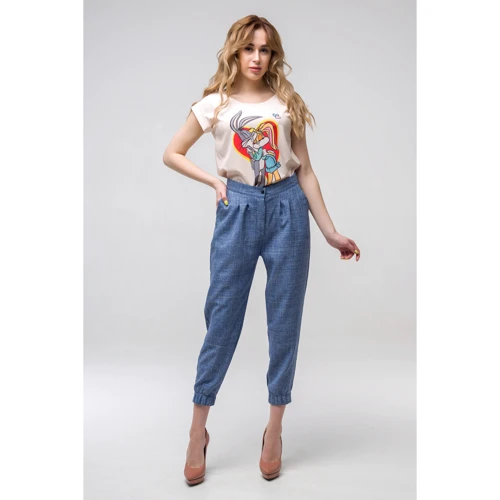Штани FLFashion Леслі ПБЛ 2193 44 сині