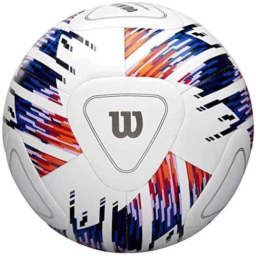 М'яч для гри Wilson NCAA VIVIDO REPLICA SB Wh/Orange/Purp футбольний size 5 (WS2000401XB05)