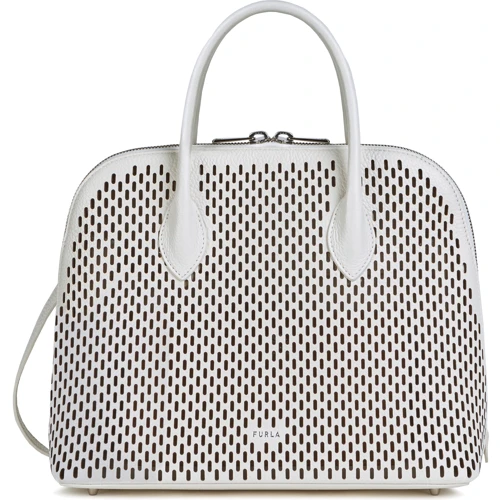 Жіноча сумка-купол Furla Code M Dome біла (1055722)