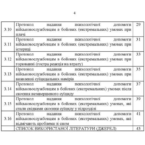 Протоколи надання психологічної допомоги військовослужбовцям Збройних Сил України в бойових (екстремальних) умовах. Інструкція: Обложка Мягкая
