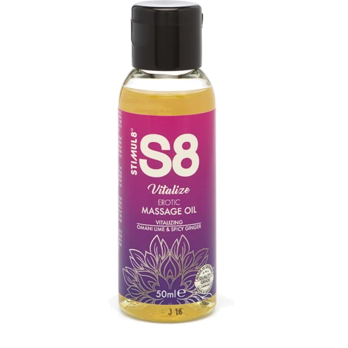 S8 Massage Oil масло для еротичного масажу, 50 мл, оманський лайм і гострий імбир