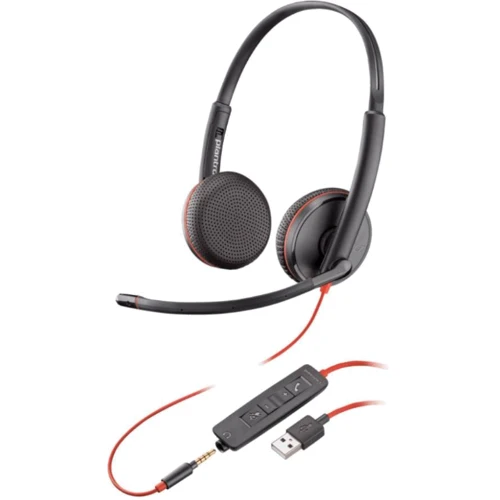 Наушники Poly BlackWire C3225 USB HS Stereo
