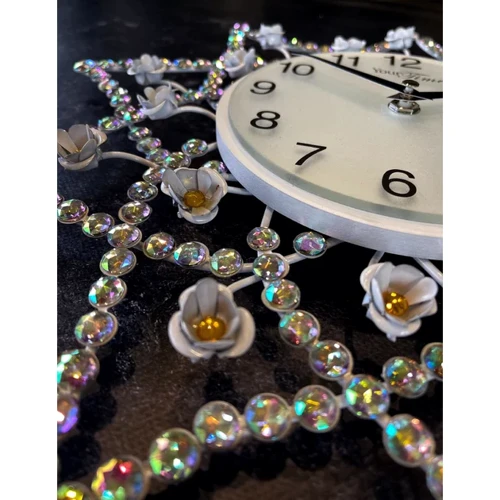 Часы настенные Your Time металл с камнями 40х40 см (2-228)