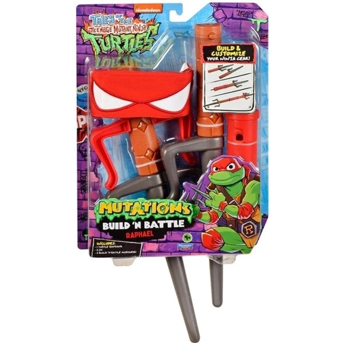Набор игрушечного оружия TMNT Черепашки-Ниндзя MOVIE III W2 Кинжалы-сай Рафа двойной удар (84254): Рекомендуемый возраст от 4 лет