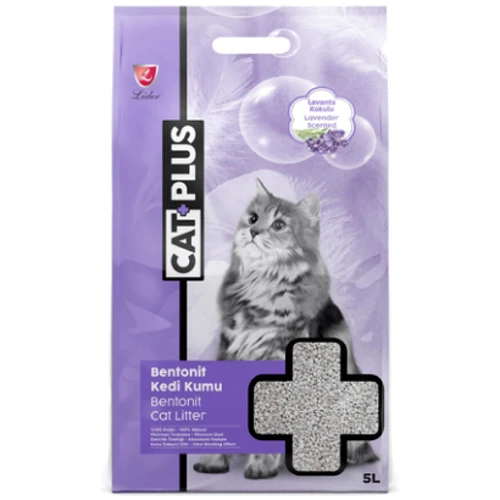 Наполнитель для кошачьего туалета CatPlus Бентонитовый с ароматом лаванды 5 л (5027958)