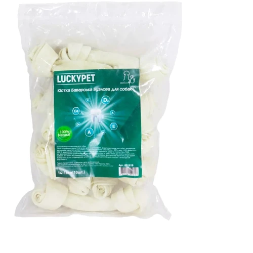 Лакомства Lucky Pet Кость Баварская узловая №4 L 17-19 см 10 шт (551818)