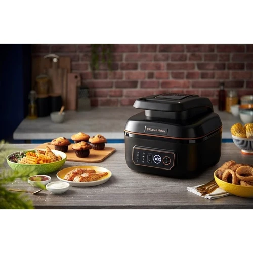Мультипечь (аэрофритюрница) Russell Hobbs SatisFry 26520-56 Air & Grill: Таймер есть