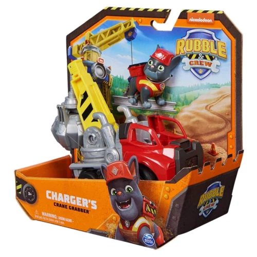 Базовый строительный автомобиль Spin Master Rubble and Crew с фигуркой Заряда (SM28500/6066539) фото 7