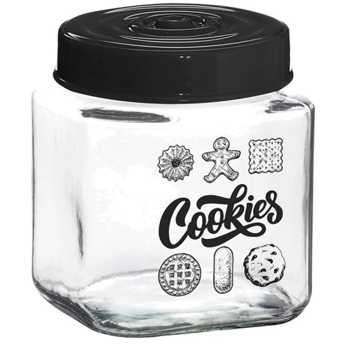 Емкость для хранения Herevin Cookies квадратная 1л (149010-001)