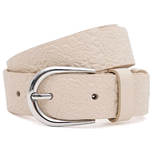 Женский ремень Borsa Leather бежевый (110v1genw93-h.beige)