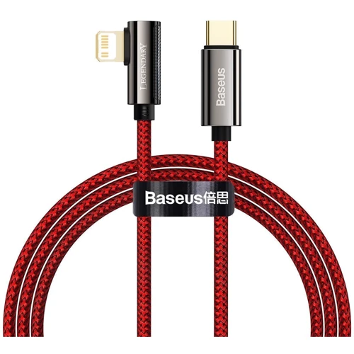 Кабель Baseus Cable USB-C to Lightning Legend Elbow 20W 1m Red (CACS000209)