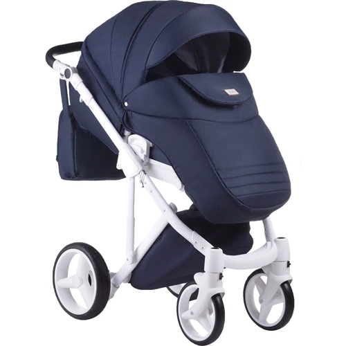 Коляска 2 в 1 Adamex Luciano jeans Q5 темно-синий (622853): Ширина шасси 60 см