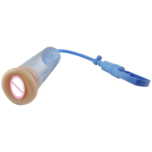 Вакуумная помпа с ручным насосом Men Powerup Blue