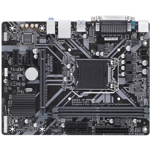 Gigabyte H310M DS2 2.0 Socket 1151: Оперативна пам'ять DDR4 2666
