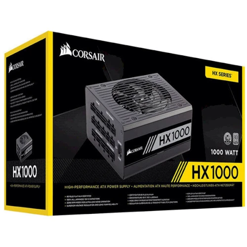 Блок питания Corsair HX1000 (CP-9020139-EU): Вентилятор нижней стенки 135 мм