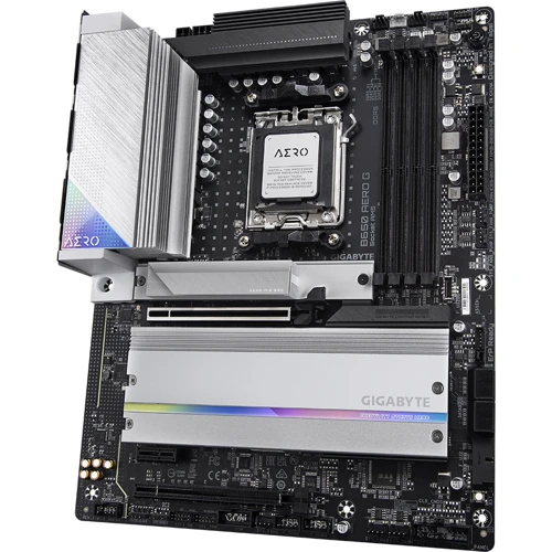 GIGABYTE B650 AERO G: Разъемы на плате M.2, SATA 3.0, USB Type-C, USB 3.2 Gen 1, USB 2.0, СОМ