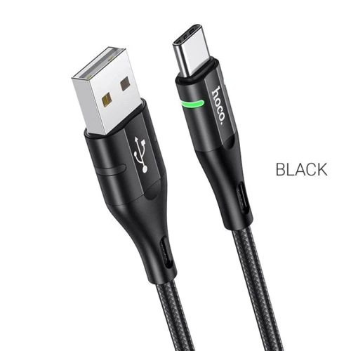 Кабель Hoco USB Cable to USB-C U93 3A 1.2m Black