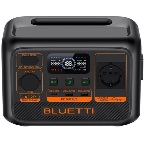 Зарядная станция Bluetti AC2P 230Wh 300W UA: Количество розеток 220V 1