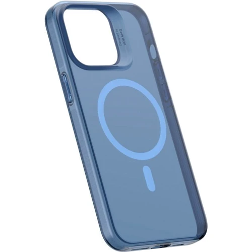 Чехол для iPhone VOKAMO Case with MagSafe Clear/Blue for iPhone 15 Pro Max (NVK010858): Тип чехла накладка на заднюю часть