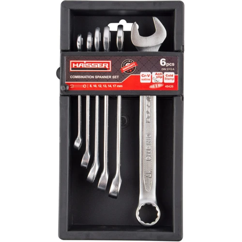 Набор ключей комбинированных HAISSER CRV Cold Stamped 6 шт (48426)