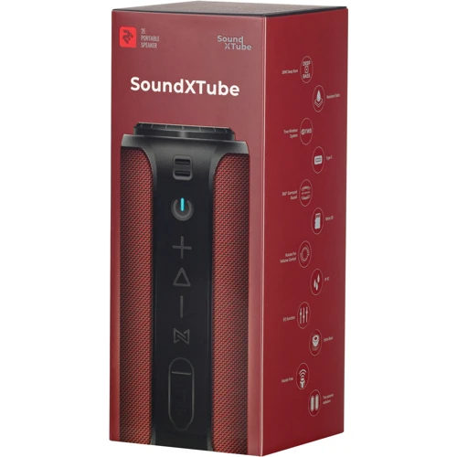Акустика 2E SoundXTube Red (2E-BSSXTWRD): Частотный диапазон 115-15000 ГГц