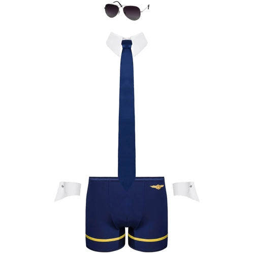Эротический комплект Obsessive Pilotman set 2XL/3XL