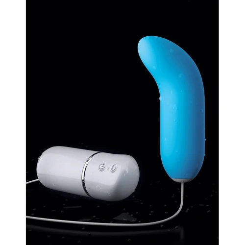 Силиконовый мини-вибратор Pipedream Crush Gum Drop, 9,5х2,8 см