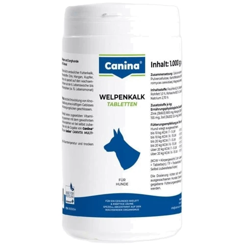 Таблетки для щенков Canina Welpenkalk 1000 шт. (4027565120765)