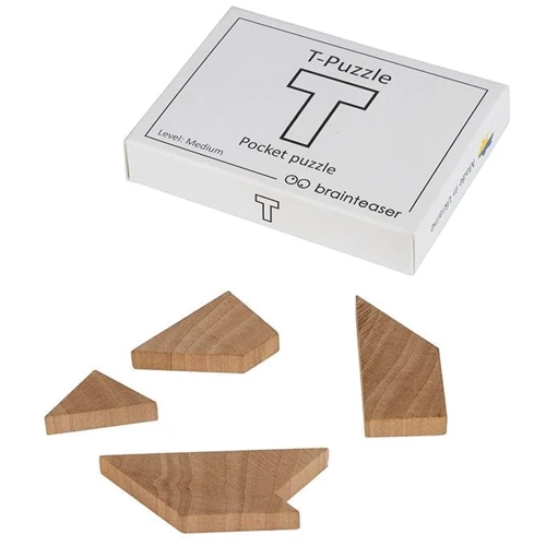 Набор головоломок Заморочка Wooden mini puzzle set на английском 12 штук (12en)