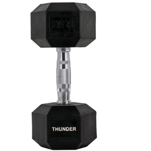 Гантель Thunder 12.5 кг (HEXAGONAL-DUMBBELLS-12,5K)