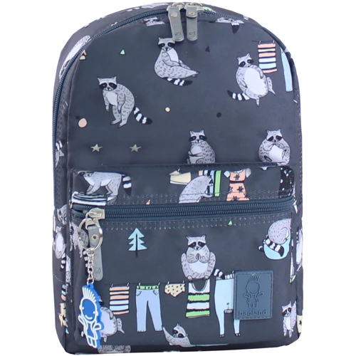 Жіночий рюкзак Bagland Молодіжний Mini 220 сірий (0050664)