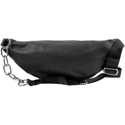 Жіноча поясна сумка Valiria Fashion чорна (ODAXH-66001-2): Тип ручки Без ручки, На цепочке, Поясной ремень