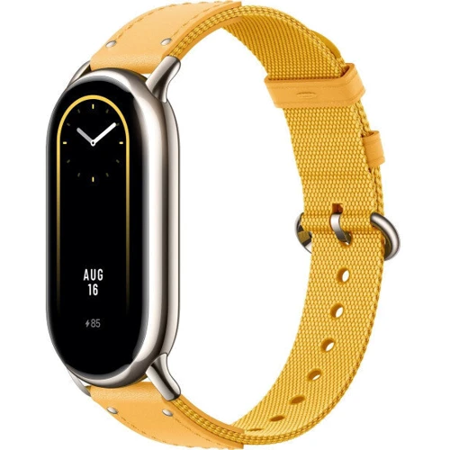 Ремешок Xiaomi Braided Strap Yellow (BHR7305GL) for Xiaomi Mi Smart Band 8: Особенности Регулируемая длина
