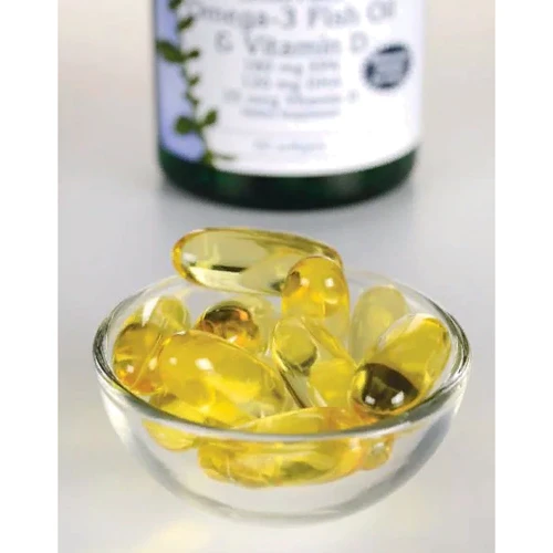 Swanson, Omega-3 Fish Oil with Vitamin D 1000 mg Lemon 60 sgels (SWA-11309): Тип Омега 3