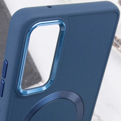 Чехол для телефонов TPU Case Bonbon Metal Style with MagSafe Cosmos Blue for Samsung A256 Galaxy A25 5G: Совместимость Samsung A256 Galaxy A25 5G