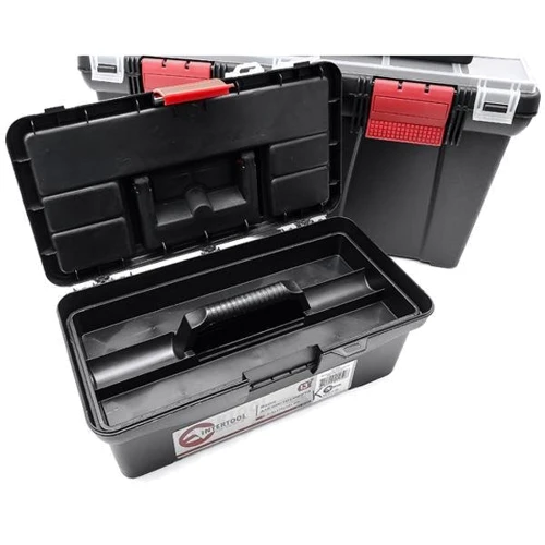 Комплект ящиков для инструмента Intertool BX-0003: Материал замков пластик