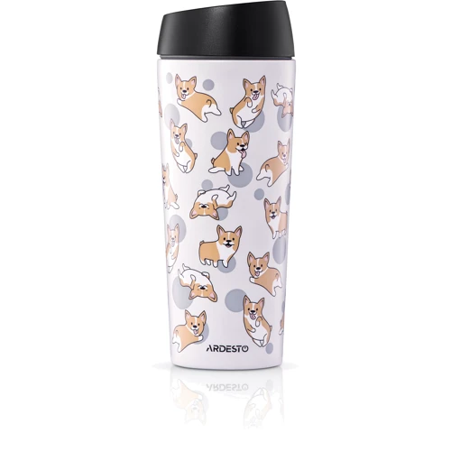 Термокухоль Ardesto Coffee Time Corgi 450 мл сіра (AR2645CR): Тип Термокружка
