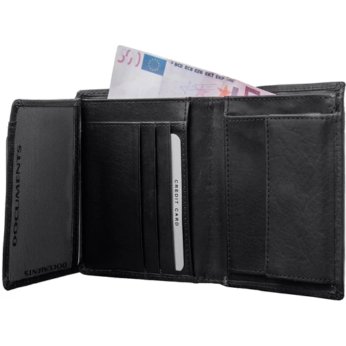 Мужское портмоне Smith&Canova черное (FUL-92402-black): Тип Портмоне