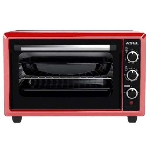 Електрична духовка настільна Asel AF-0723 E Red