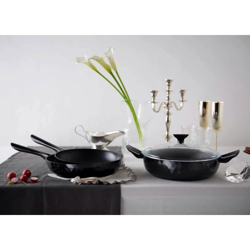 Кастрюля TVS DECO 24 см с крышкой (22478243315001C): Диаметр, см 24