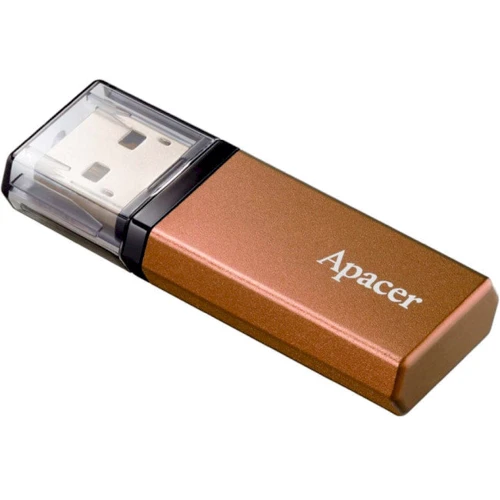 USB-флешка Apacer AH25C 64GB USB 3.2 Bronze (AP64GAH25CJ-1): Объем памяти 64 GB