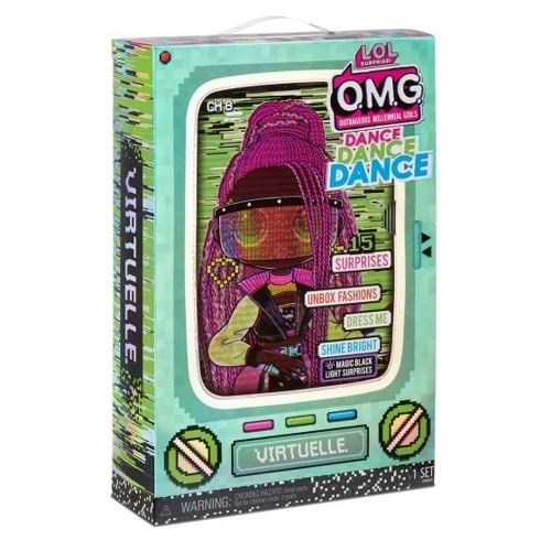 Игровой набор с куклой L.O.L. SURPRISE! серии O.M.G. Dance Виртуаль (117865): Особенности Сюрприз, С подставкой, На шарнирах