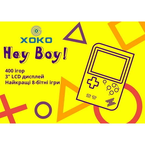 Ігрова консоль XoKo Hey Boy Twins Чорна (XOKO Нb-TW) фото 7