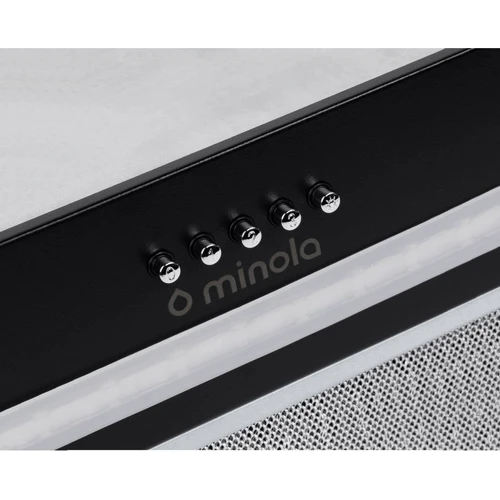 Витяжка Minola HBI 5223 BL 700 LED: Матеріал корпусу металл