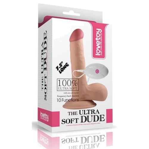 Вибратор LoveToy The Ultra Soft Dude Vibrating 7.5 "