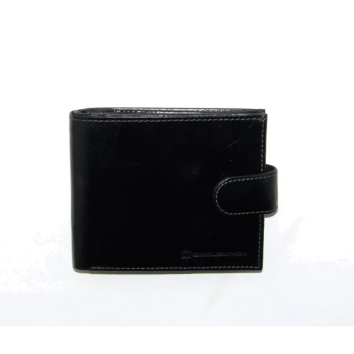 Мужское портмоне DNK Leather черное (N01L-NL BLACK): Страна производитель Польша