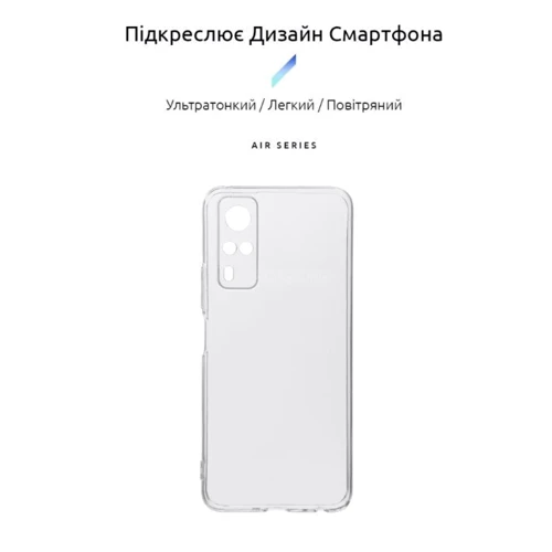 Чехол для телефонов Armorstandart Air Series Camera cover Transparent for Vivo Y31 (ARM60635): Совместимость Vivo Y31